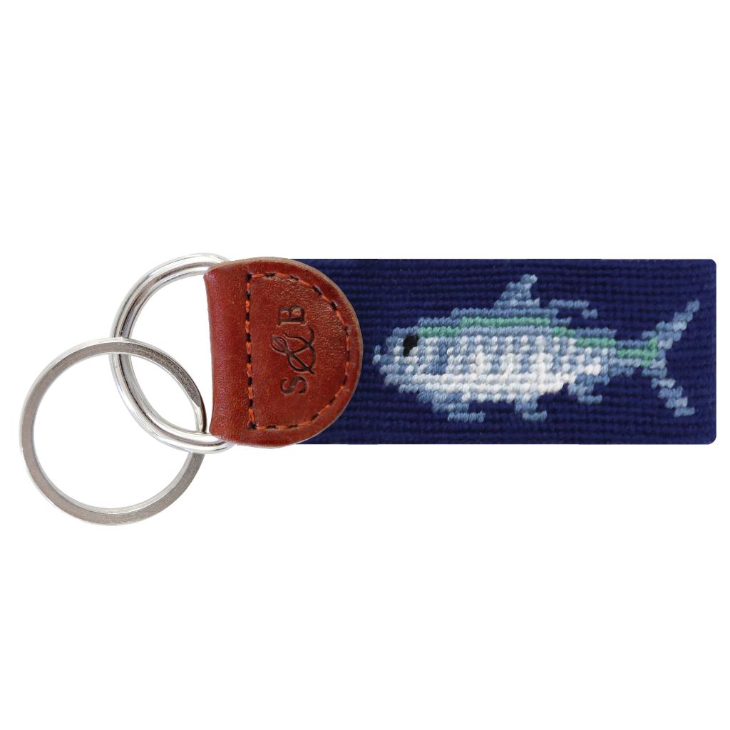 Tarpon Needlepoint Key Fob by Smathers & Branson - Country Club Prep