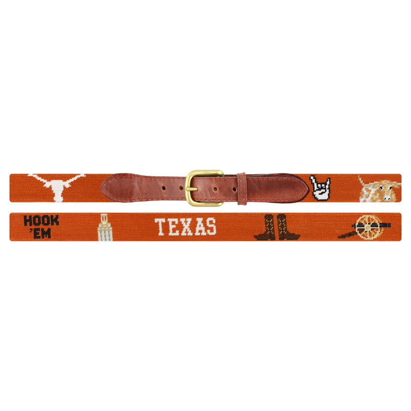 University of Texas Life Needlepoint Belt by Smathers & Branson - Country Club Prep