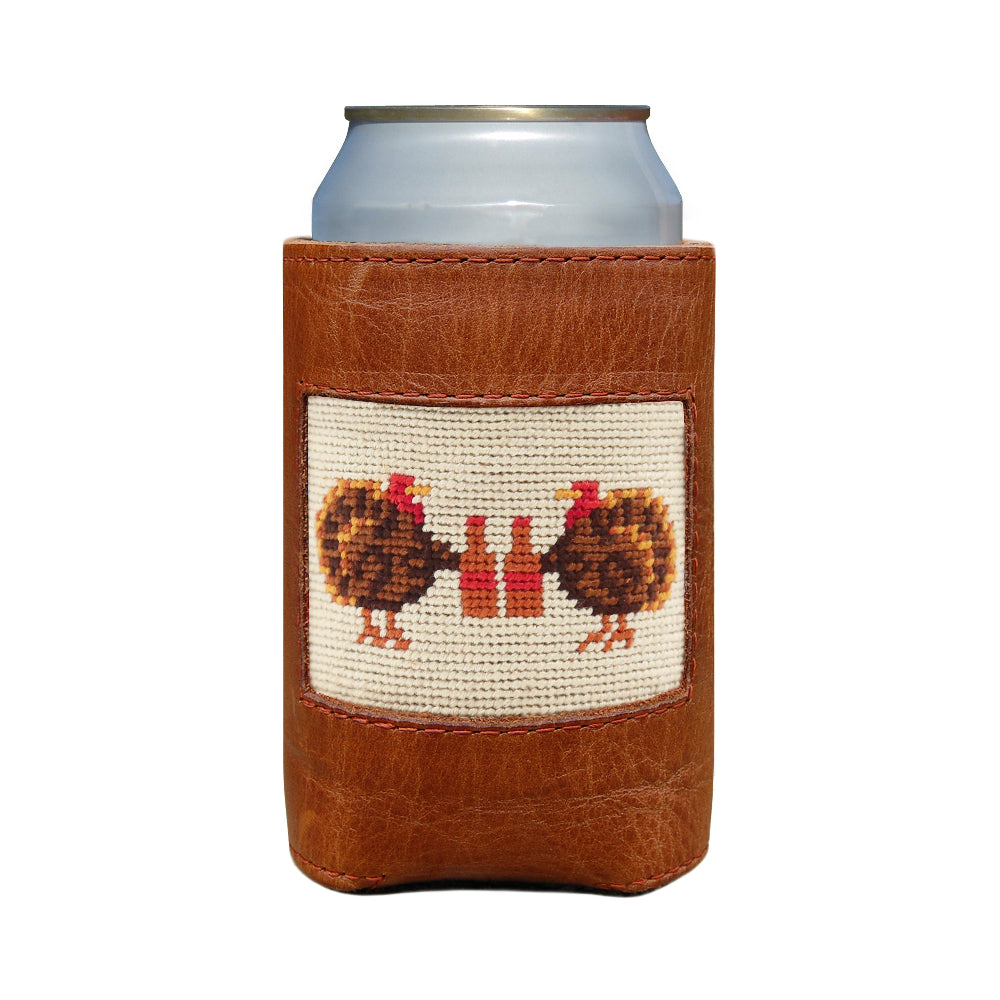 Turkey Day Needlepoint Can Cooler by Smathers & Branson