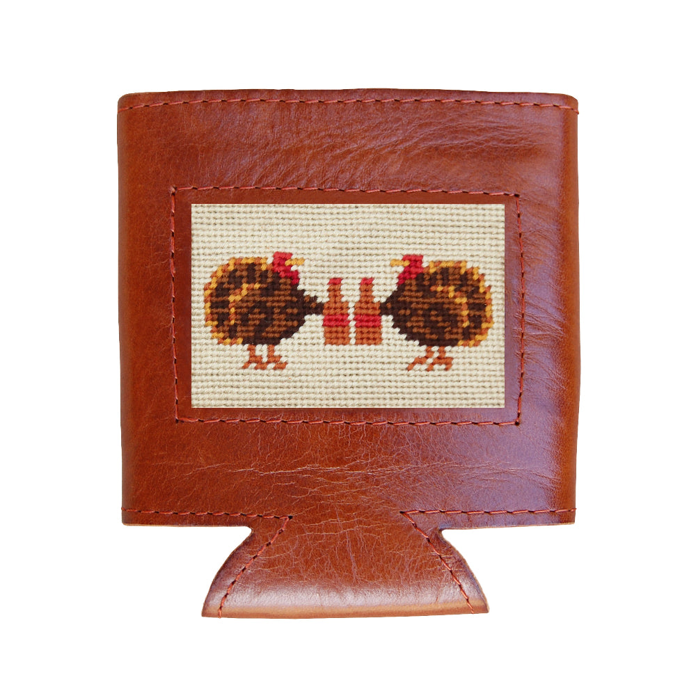 Turkey Day Needlepoint Can Cooler by Smathers & Branson