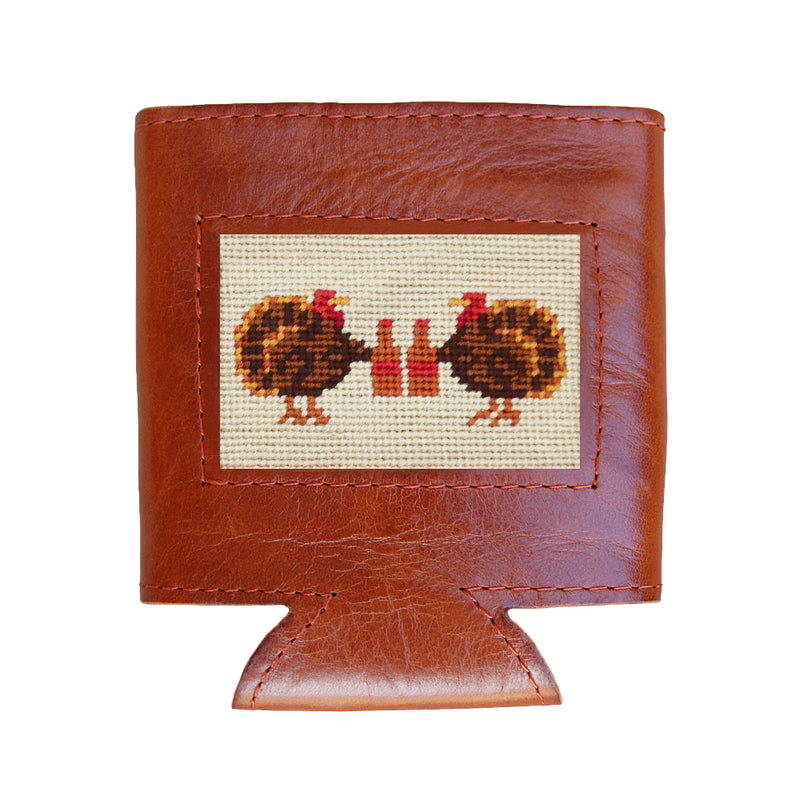 Turkey Day Needlepoint Can Cooler by Smathers & Branson