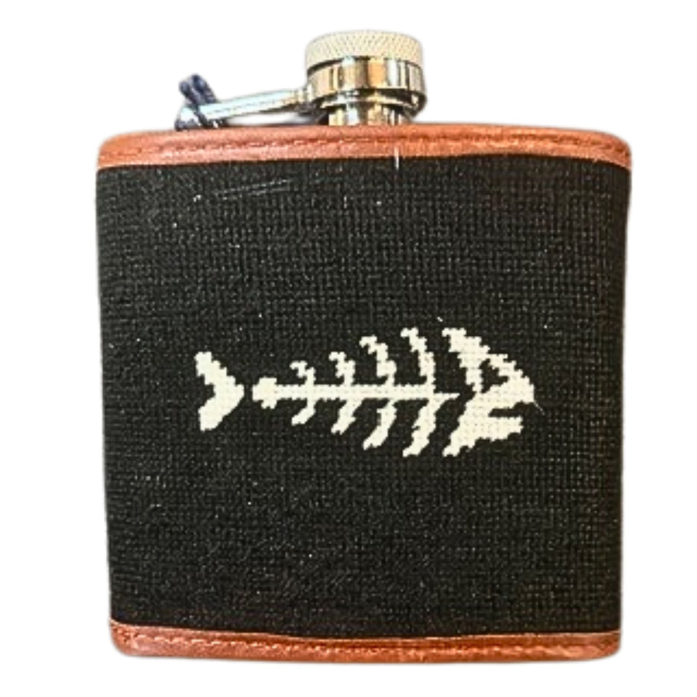 Bonefish Needlepoint Flask by Smathers & Branson