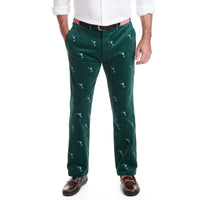 Martini Candy Cane Beachcomber Corduroy Pant by Castaway Clothing