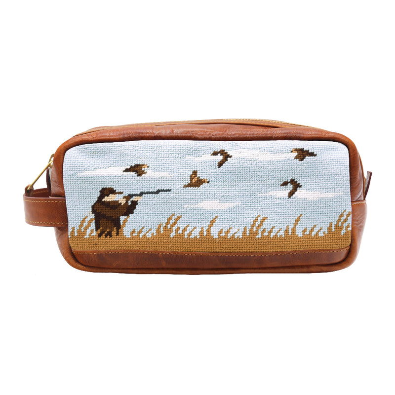 Upland Shoot Needlepoint Toiletry Bag by Smathers & Branson - Country Club Prep