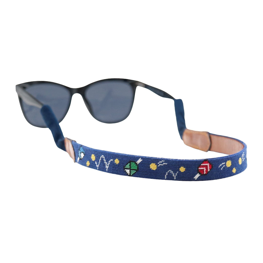 Wacky Pickleball Needlepoint Sunglass Straps by Smathers & Branson - Country Club Prep