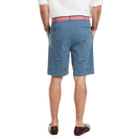 Stretch Twill Cisco Short with Army Jeeps by Castaway Clothing - Country Club Prep