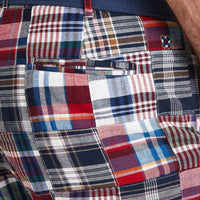 Cisco Short in Bromley Patch Madras by Castaway Clothing - Country Club Prep