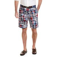Cisco Short in Bromley Patch Madras by Castaway Clothing - Country Club Prep