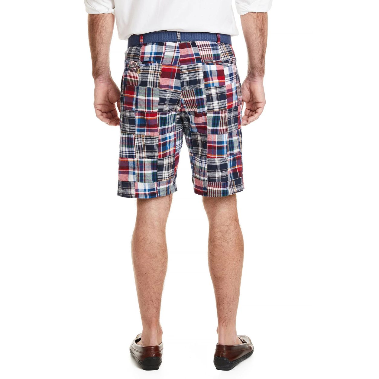 Cisco Short in Bromley Patch Madras by Castaway Clothing - Country Club Prep