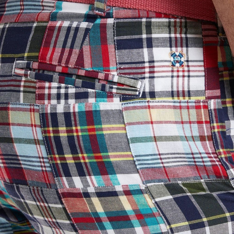 Cisco Short in Chancellor Patch Madras by Castaway Clothing - Country Club Prep