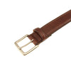 Colombia Leather Dress Belt in Briar by Country Club Prep - Country Club Prep