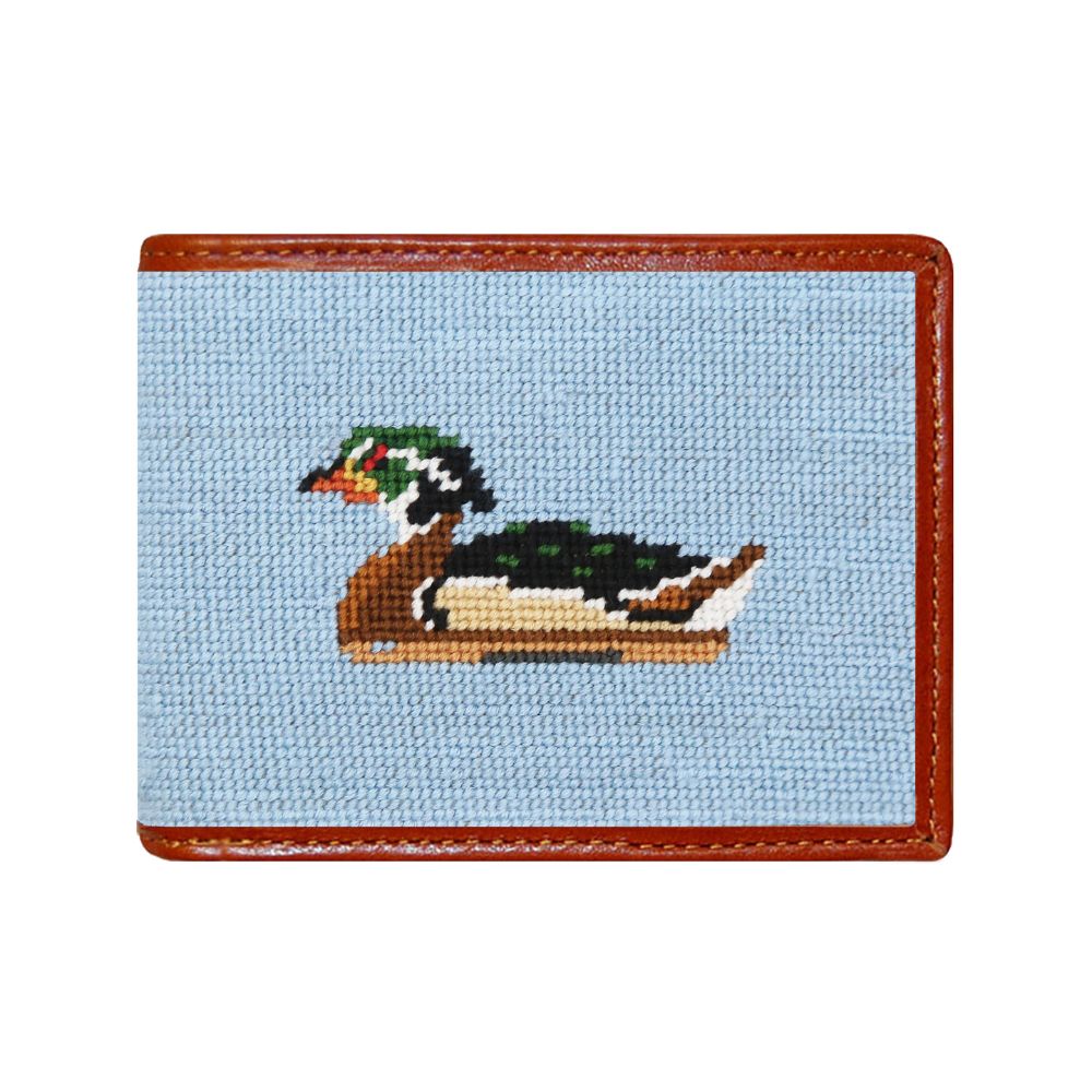 Duck Decoys Needlepoint Bi-Fold Wallet by Smathers & Branson - Country Club Prep