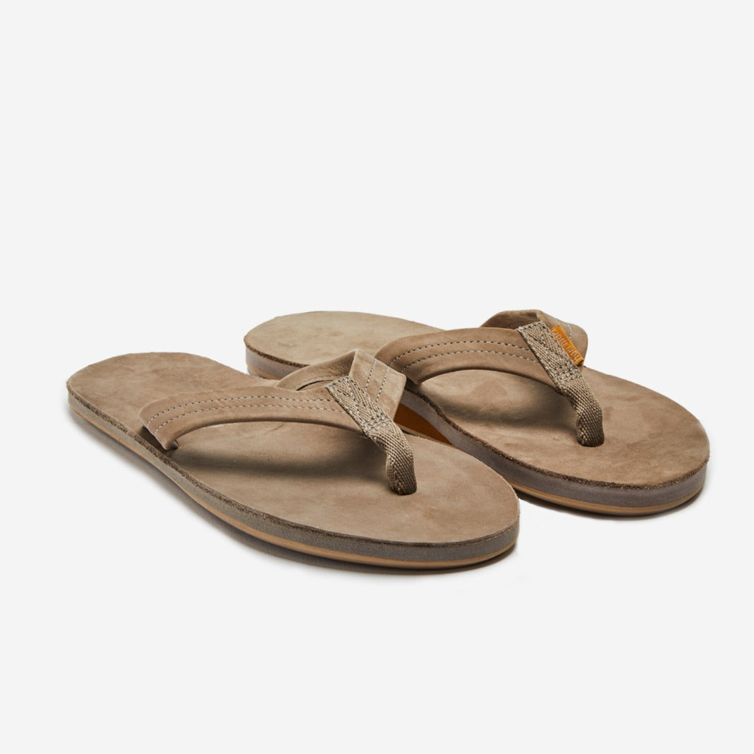 Men's Fields Flip Flop in Stone by Hari Mari - Country Club Prep