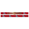 University of Mississippi Needlepoint Belt by Smathers & Branson - Country Club Prep