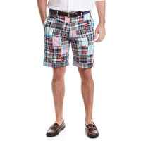 Cisco Short in Weston Patch Madras by Castaway Clothing - Country Club Prep