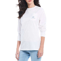 Women's Long Sleeve Sunset Jeep T-Shirt by Southern Tide - Country Club Prep