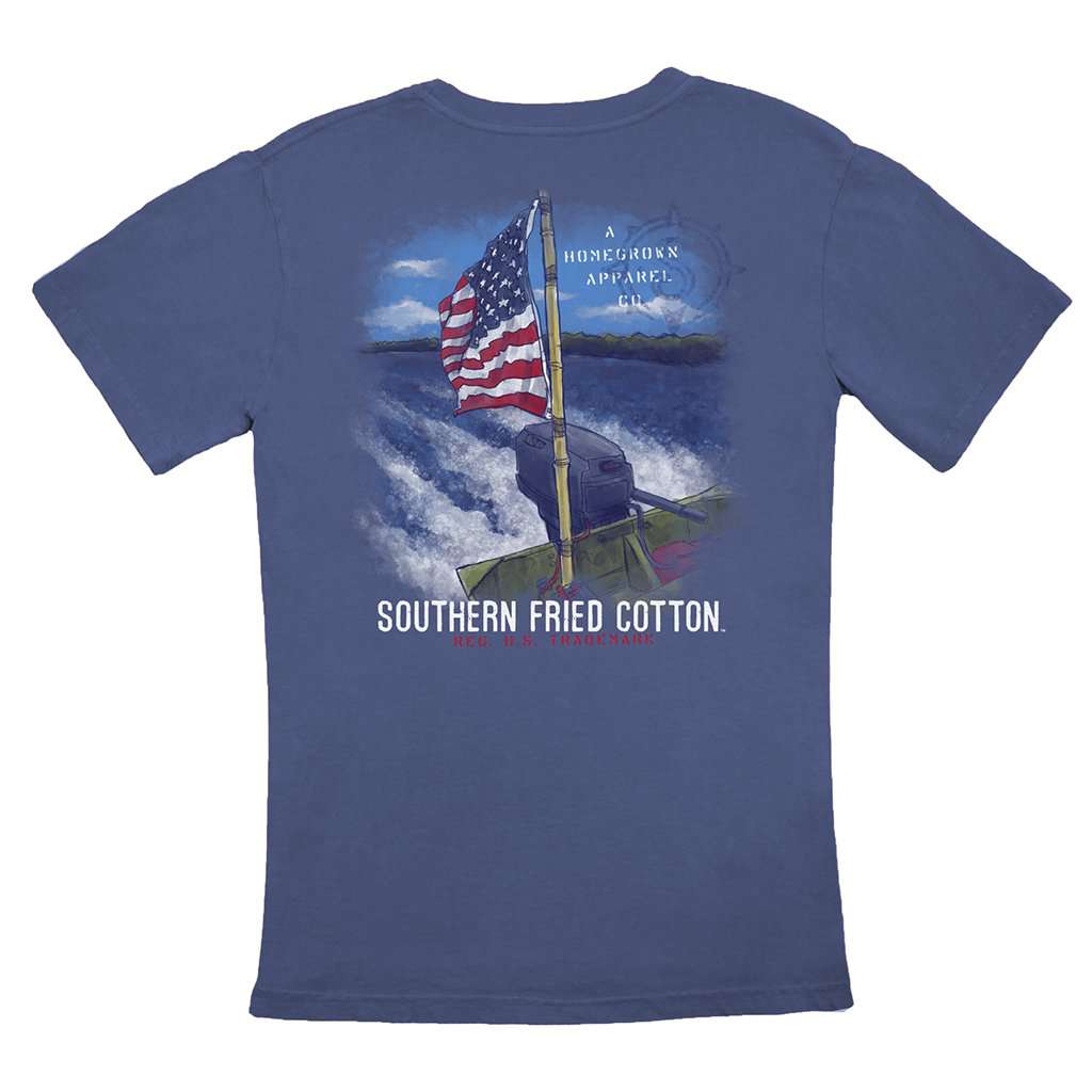 Waves of Freedom Tee by Southern Fried Cotton - Country Club Prep