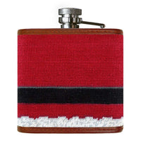 Santa Needlepoint Flask by Smathers & Branson - Country Club Prep