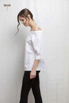 Cali Top in White by Tyler Boe - Country Club Prep