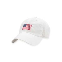 American Flag Needlepoint Performance Hat by Smathers & Branson - Country Club Prep
