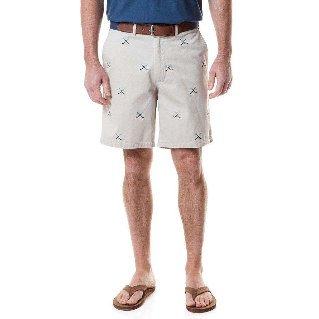 Cisco Short with Golf Clubs by Castaway Clothing - Country Club Prep