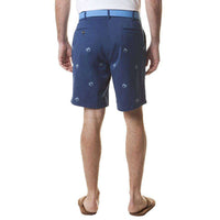 Cisco Short with Embroidered Blue Crab by Castaway Clothing - Country Club Prep