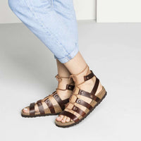 Women's Cleo Papillio Natural Leather Sandal in Cognac by Birkenstock - Country Club Prep