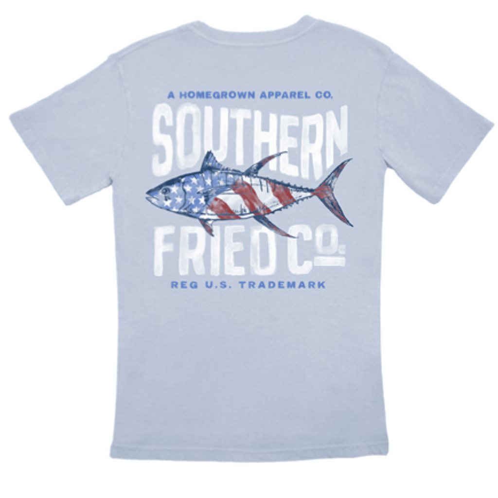 Red, White, & Tuna Tee by Southern Fired Cotton - Country Club Prep