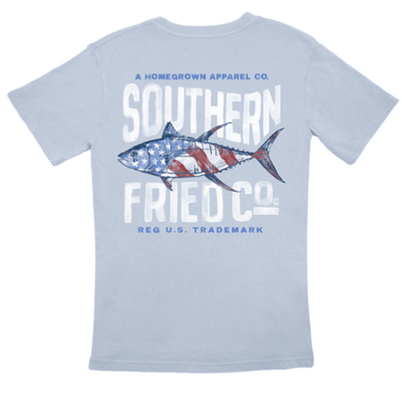 Red, White, & Tuna Tee by Southern Fired Cotton - Country Club Prep
