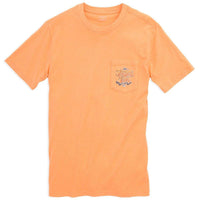 The Skipjack Tour Tee-Shirt in Horizon Orange by Southern Tide - Country Club Prep