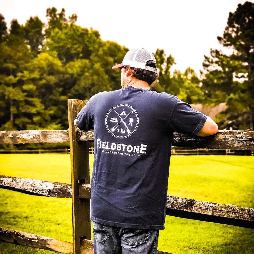 Outdoors Logo Tee Shirt by Fieldstone Outdoor Provisions Co. - Country Club Prep