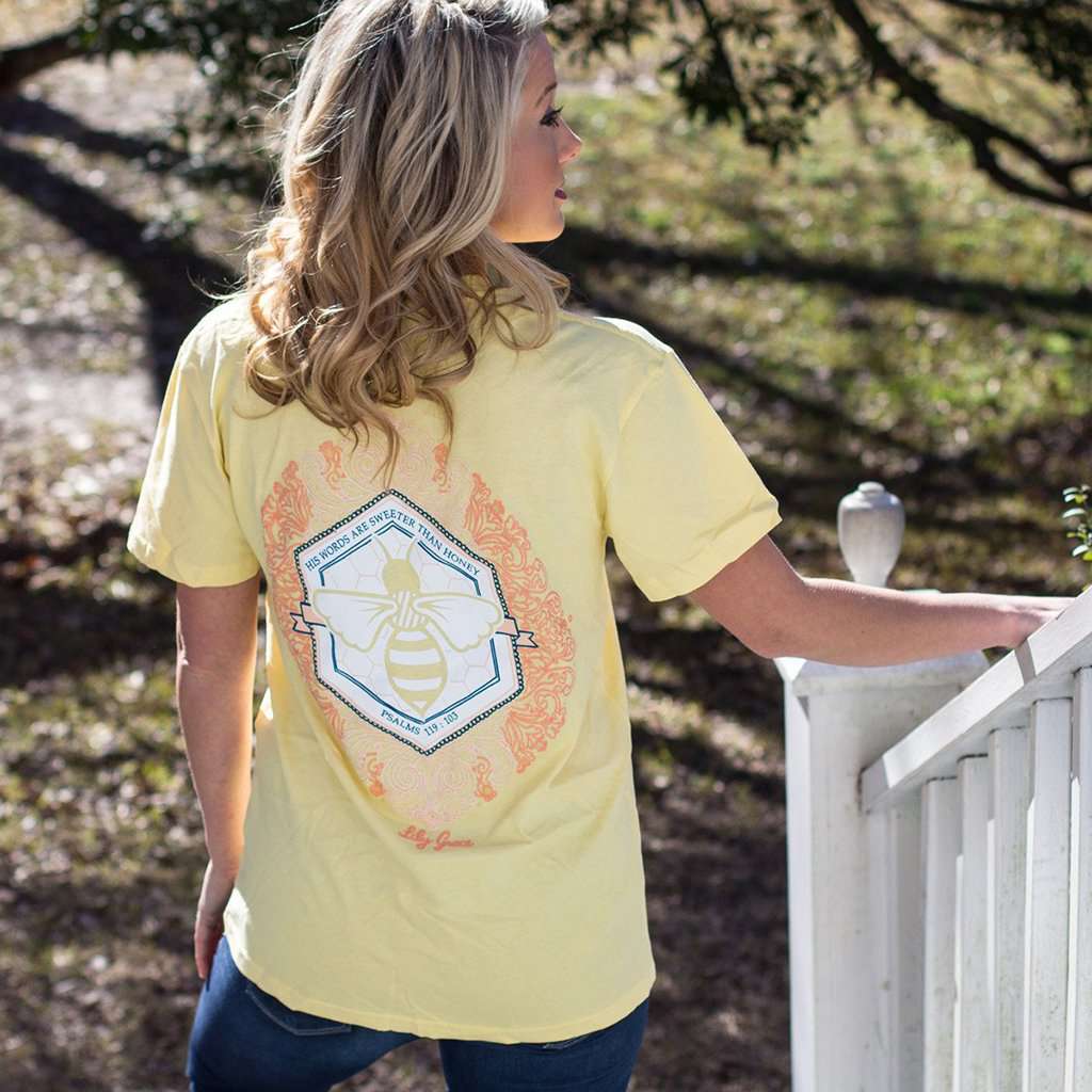 Sweeter Than Honey Tee in Summer by Lily Grace - Country Club Prep