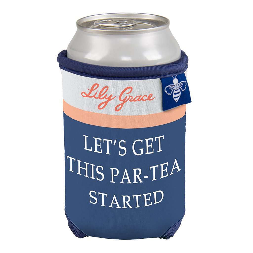 Par-Tea Started Can Holder by Lily Grace - Country Club Prep