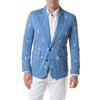 Spinnaker Blazer With Embroidered White Anchor in Storm by Castaway Clothing - Country Club Prep