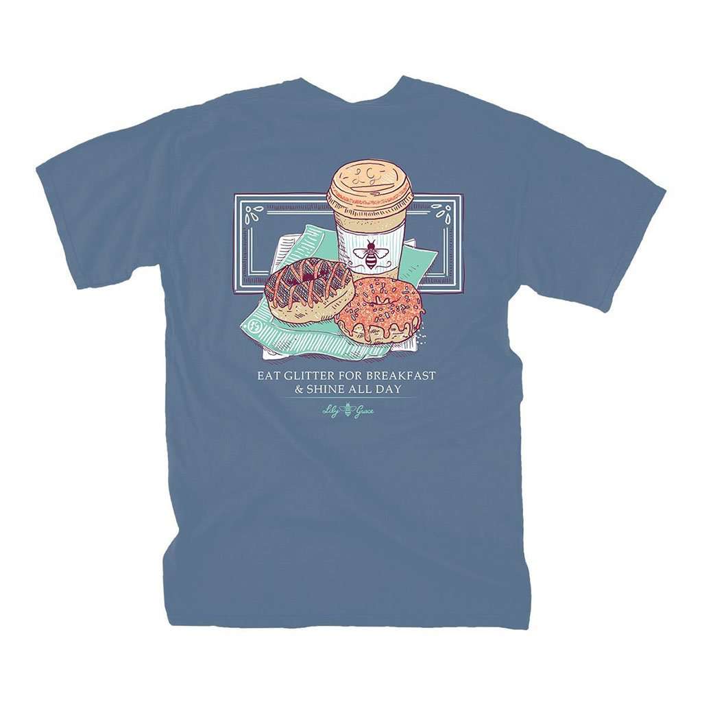 Donuts and Coffee Tee by Lily Grace - Country Club Prep