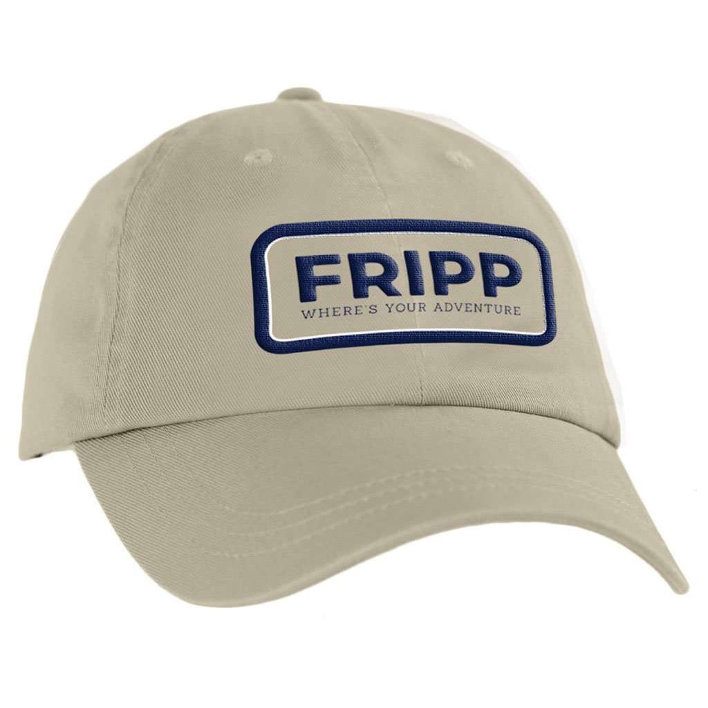 Patch Logo Hat in Stone by Fripp Outdoors - Country Club Prep