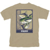 3 Freshwater Fish with Hooks Tee by Fripp Outdoors - Country Club Prep