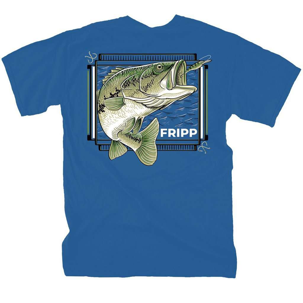 Freshwater Bass Lunge Tee by Fripp Outdoors - Country Club Prep