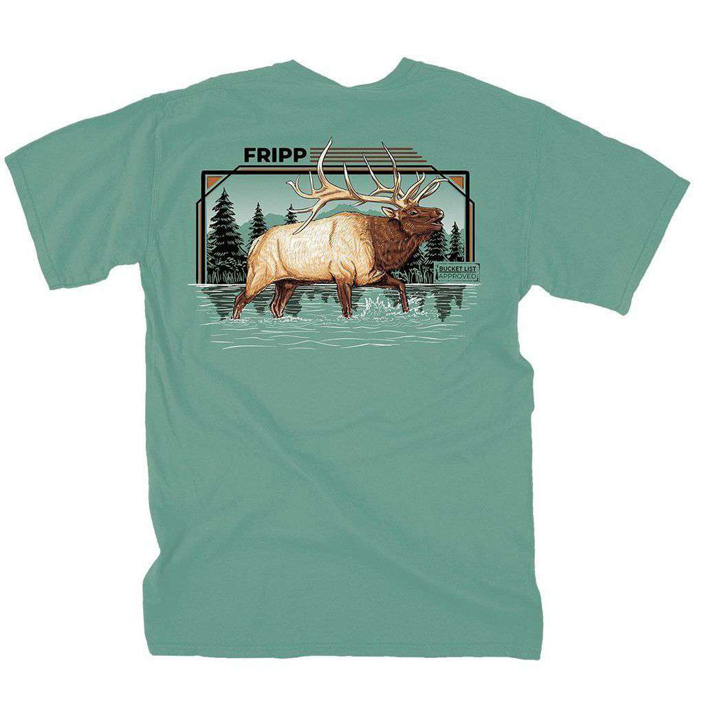 Bucket List Elk Tee by Fripp Outdoors - Country Club Prep