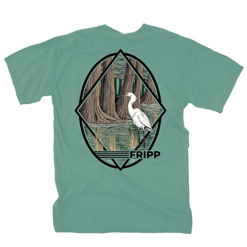 Egret in Water Tee by Fripp Outdoors - Country Club Prep