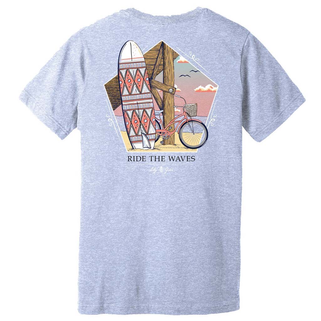 Ride the Waves Tee by Lily Grace - Country Club Prep