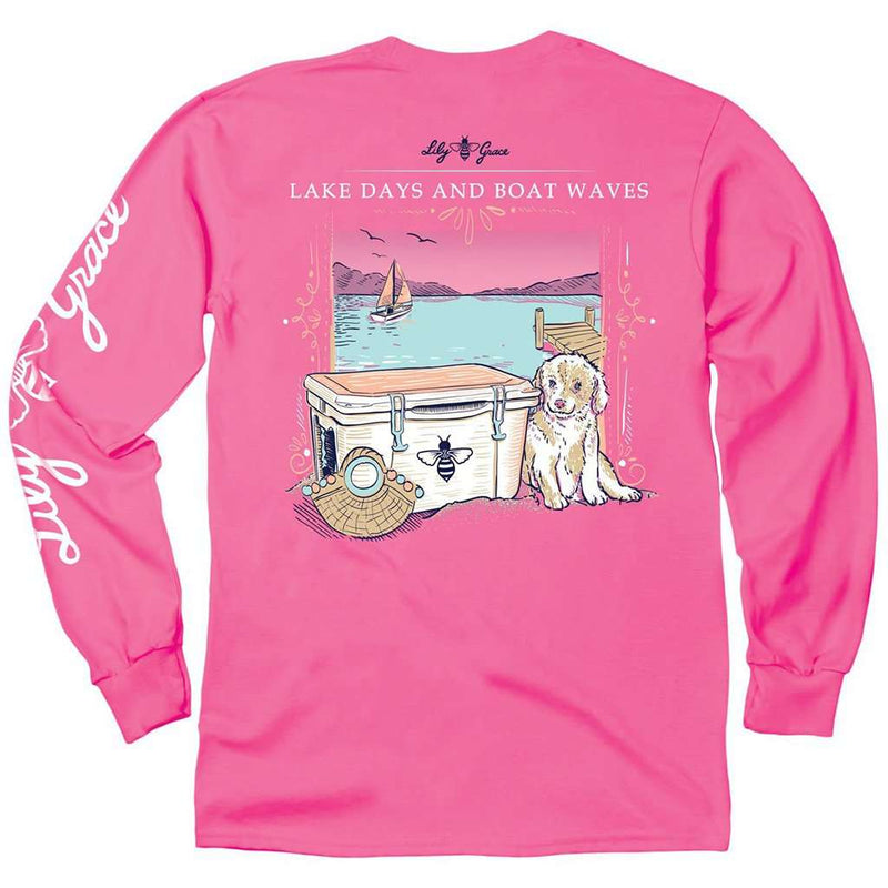 Lake Days Long Sleeve Tee by Lily Grace - Country Club Prep