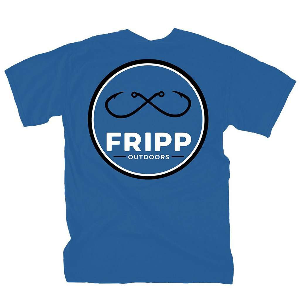 Fishing Hooks Logo Tee by Fripp Outdoors - Country Club Prep