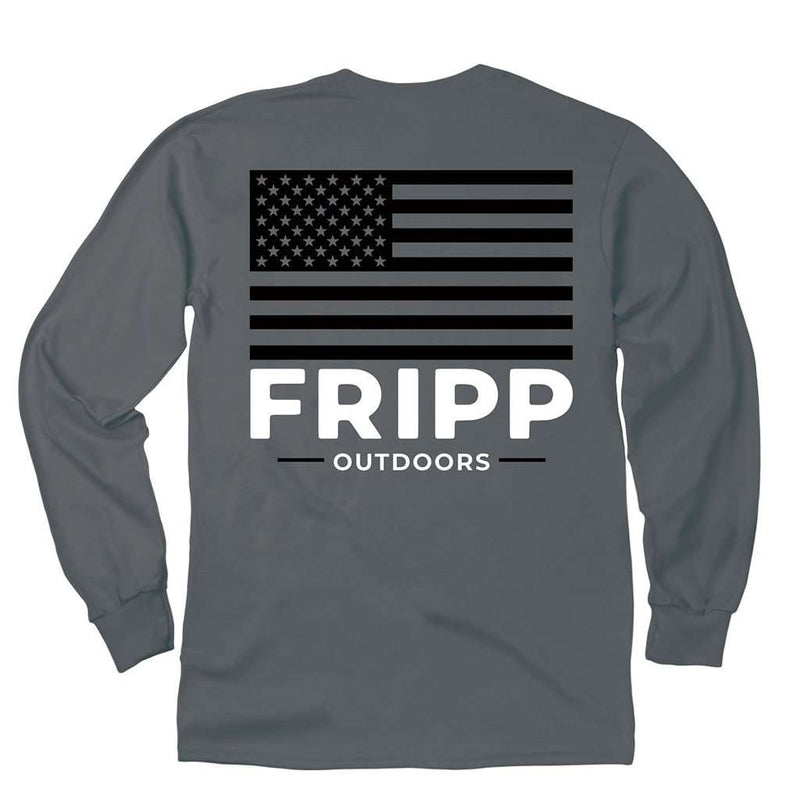 Flag Logo Long Sleeve Tee by Fripp Outdoors - Country Club Prep