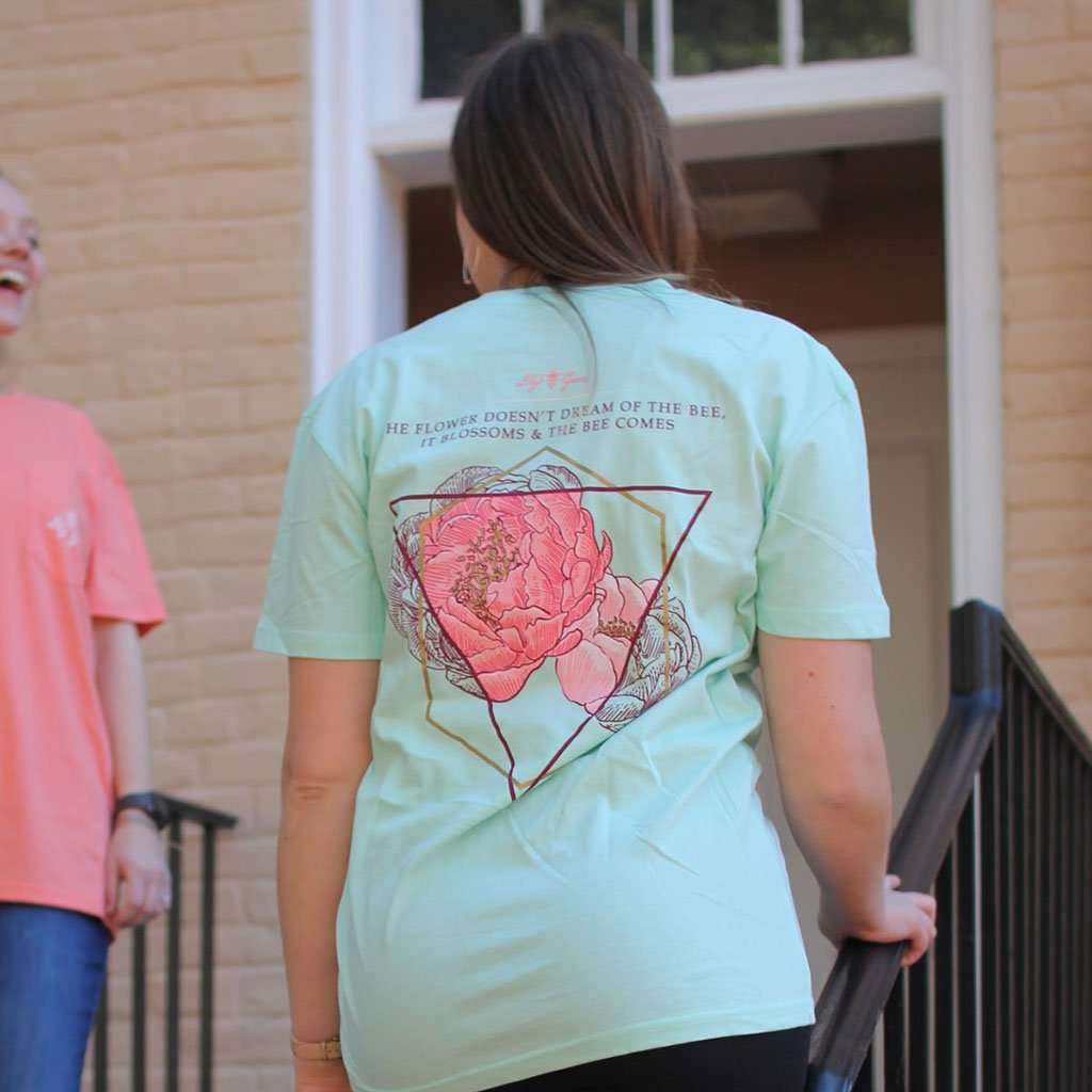 Peonies Tee by Lily Grace - Country Club Prep