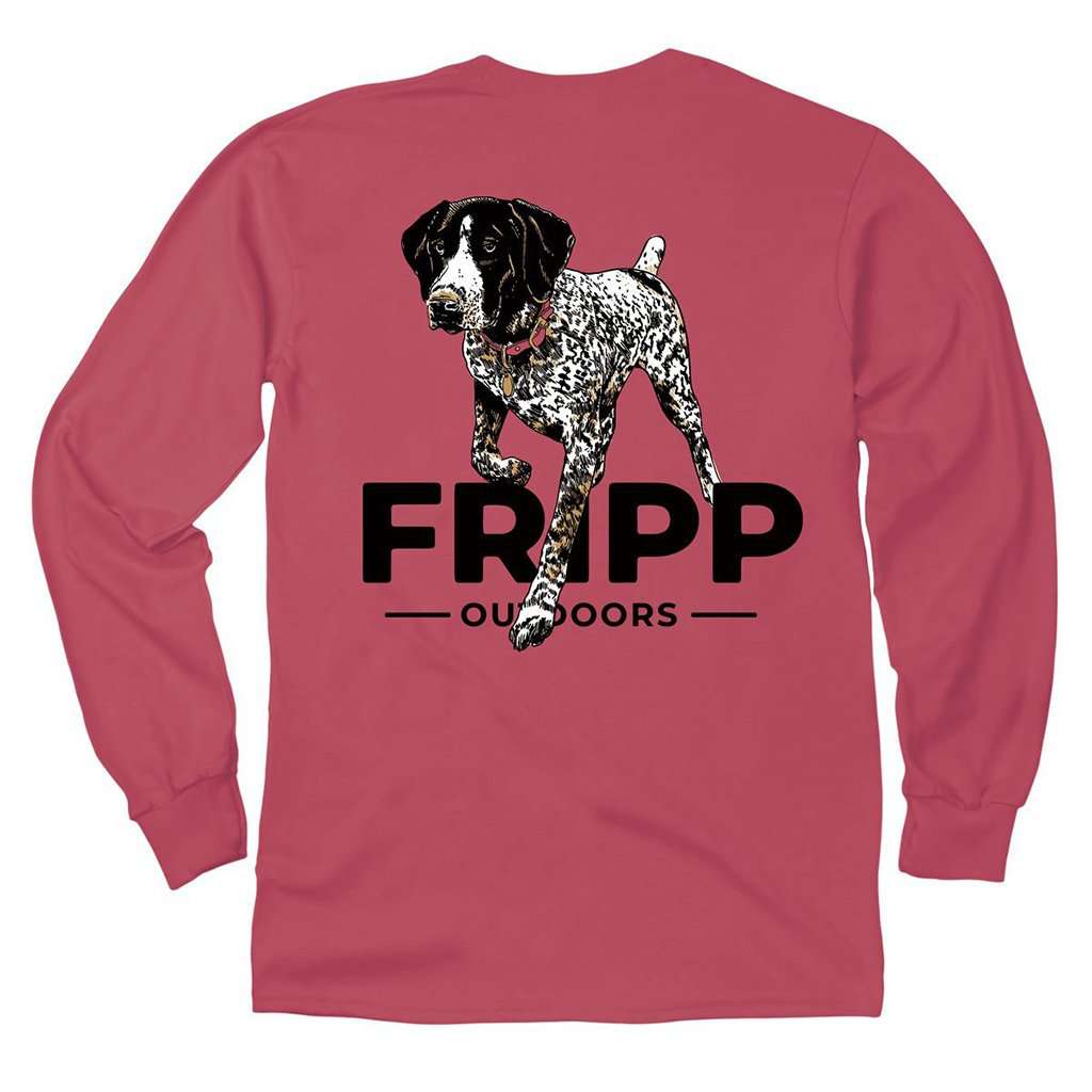 Pointer Logo Long Sleeve Tee by Fripp Outdoors - Country Club Prep