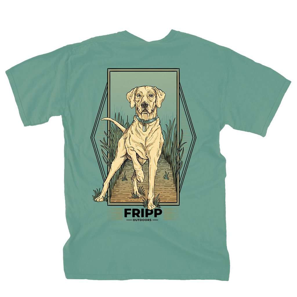 Golden Dog T-Shirt by Fripp Outdoors - Country Club Prep