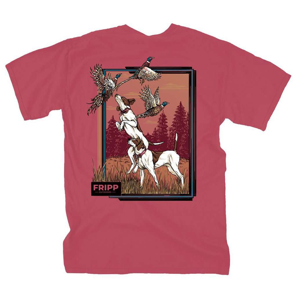 Dogs and Pheasants T-Shirt by Fripp Outdoors - Country Club Prep