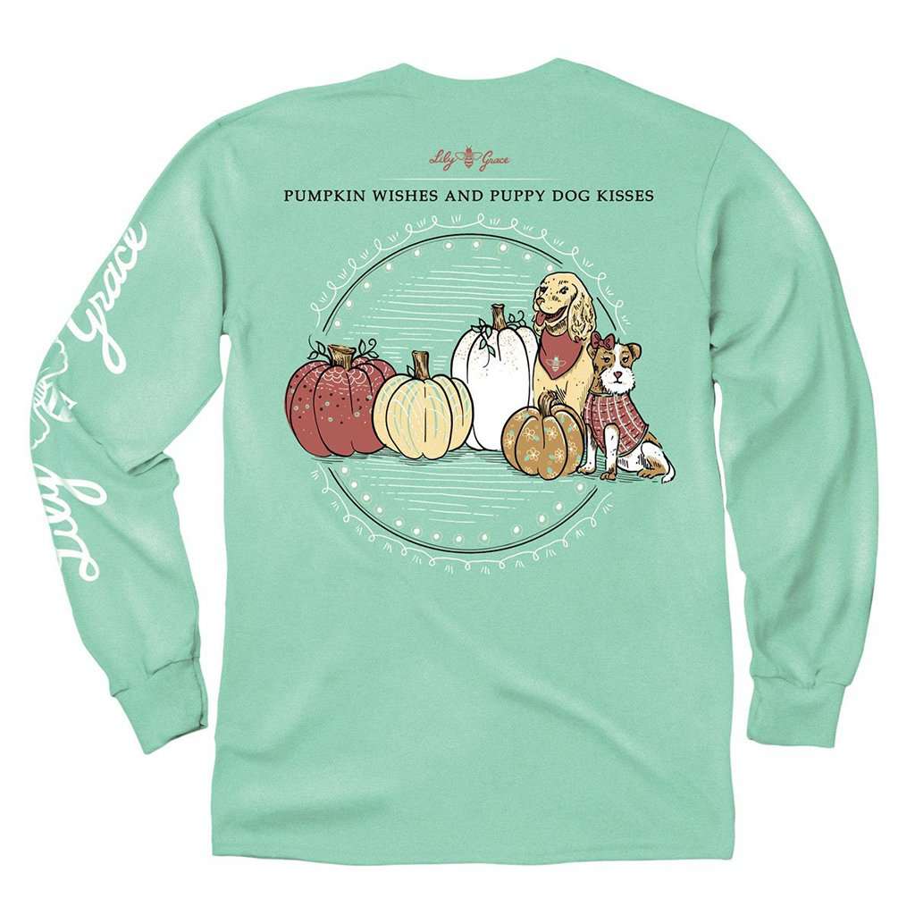 Pumpkin Wishes Long Sleeve Tee by Lily Grace - Country Club Prep