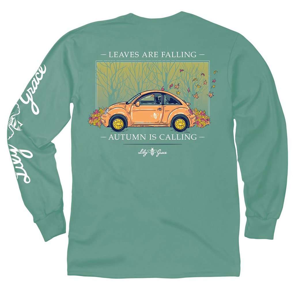 Leaves Are Falling Long Sleeve Tee by Lily Grace - Country Club Prep